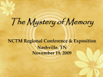 The Mystery of Memory - Austin Peay State University