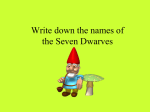 Name the Seven Dwarves