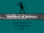 Varieties of Memory