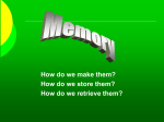 Memory presentation green