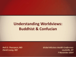 Buddhist & Confucian WVs- PPT - Global Missions Health Conference