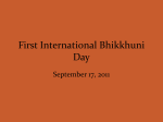 PowerPoint on Bhikkhuni History