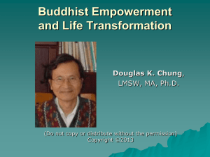 Buddhist Empowerment & Life Transformation