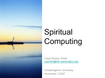 Spiritual Computing