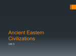Ancient Eastern Civilizations