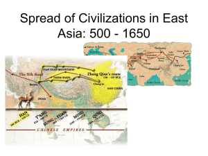 Spread of Civilizations in East Asia