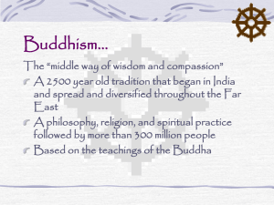 Buddhism… - Joshua ISD