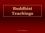 Buddhist Teachings