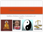 The Philosophies of China