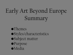 Early Art Beyond Europe Summary
