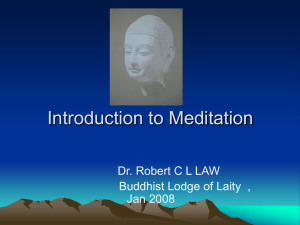 Introduction to Meditation