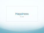 Happiness: Unit 7