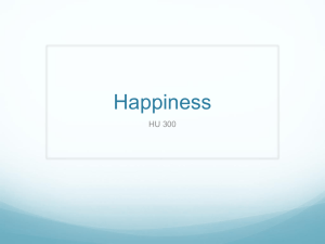 Happiness: Unit 7