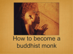 How to become a buddhist monk