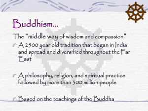 Buddhism…