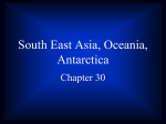 South East Asia, Oceania, Antarctica