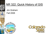 NR 322: Introduction to Geographic Information Systems