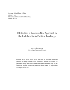 If Intention Is Karma: A New Approach to