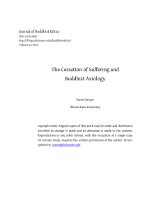 The Cessation of Suffering and Buddhist Axiology  Journal of Buddhist Ethics