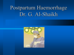Postpartum Haemorrhage