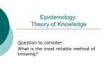 Epistemology: Theory of Knowledge