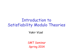 Yakir-Vizel-Lecture1-Intro_to_SMT