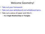 4.2: Angle Relationships in Triangles