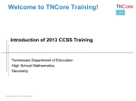 The CCSS for Mathematical Practice