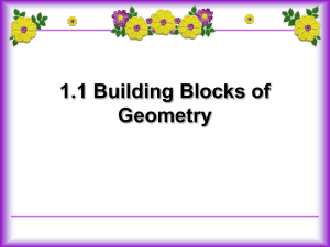 1.2 Points, Lines, & Planes