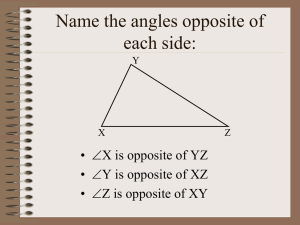 Points, Lines, and Planes - Onondaga Central School District