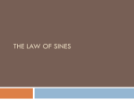 10.2 The Law of Sines