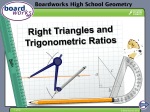 Boardworks right triangle trig