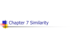 Chapter 7 Similarity
