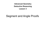Segment and Angle Proofs