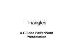 Triangles: A Guided PowerPoint Presentation