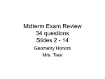 Midterm Exam Review