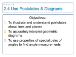 2.4 Use Postulates & Diagrams