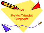 Triangle Congruence PP
