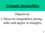 Triangle Inequalities