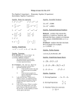 Things to know for the ACT  Pre-Algebra (14 questions)