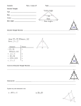 Geometry  Notes – Lesson 4.5 Name ________________________________________
