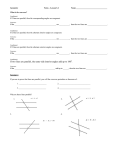 Geometry  Notes – Lesson 3.2 Name _________________________________