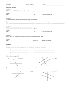 Geometry  Notes – Lesson 3.2 Name _________________________________