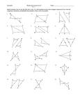 Geometry  Homework Lesson 4.2-4.3 Name _______________________________