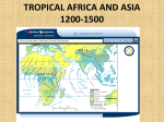 TROPICAL AFRICA AND ASIA 1200-1500