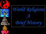World Religions A Brief History