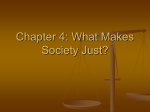 Chapter 4: What Makes Society Just?