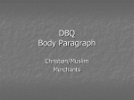 DBQ Body Paragraph