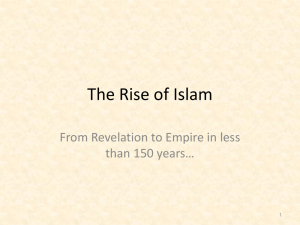 Rise of Islam Notes