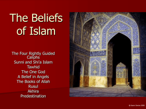 The Beliefs of Islam